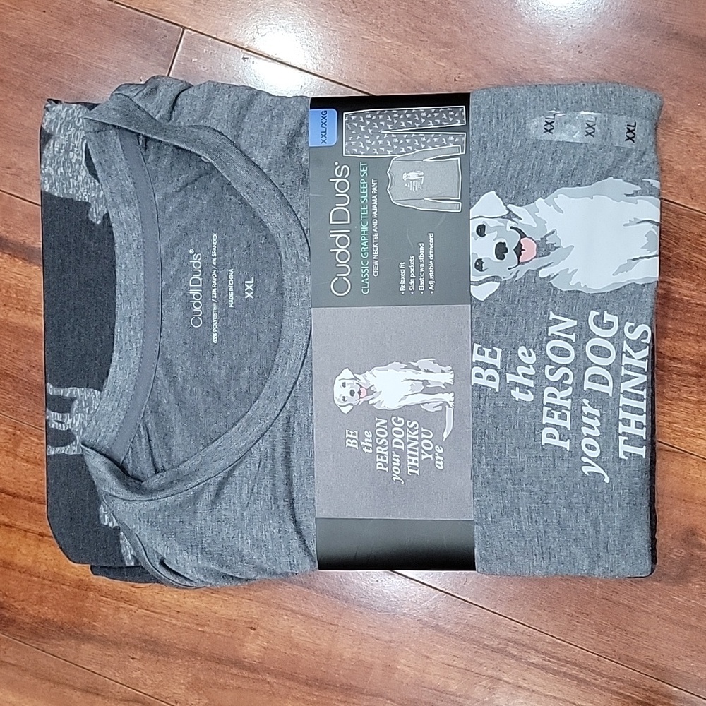 NWT Men's Cuddl Duds 2pc Pajama Set